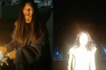 Cô gái đi du lịch nhờ bạn trai chụp ảnh và cái kết