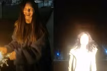 Cô gái đi du lịch nhờ bạn trai chụp ảnh và cái kết