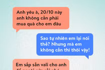 Chết cười với trò mè nheo quà trá hình của hội chị em ngày 20/10