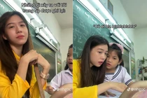 Cô giáo xinh đẹp bất lực với những gì diễn ra trong 5 phút