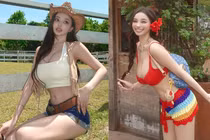 Hot girl xứ Trung mặt học sinh, thân hình phụ huynh đốn tim fan