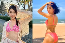 Không còn hình tượng ngoan hiền, Thúy Ngân đốt mắt với body cực cháy