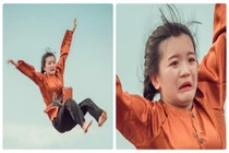 Chết cười với biểu cảm nữ chính trong bộ ảnh kỷ yếu "quẩy quá đà"