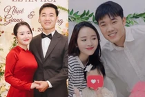 Sống chung 3 năm, vợ tiền vệ Xuân Trường chưa được diện váy cưới