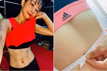 Tập luyện ở nhà mùa dịch, mỹ nhân Việt khoe cơ bụng phát thèm