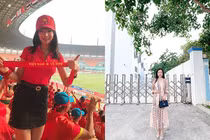 Nữ CĐV Việt Nam từng gây sốt mạng Hàn Quốc khoe bụng bầu 6 tháng