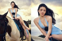 Cưỡi ngựa hăng say, hot girl RMIT “cực phiêu” khoe body nóng bỏng