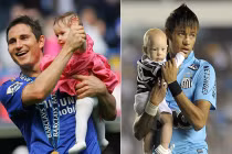 Chùm ảnh xúc động về tình cha - con của sao World Cup