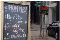 Sốt thực đơn có món “Ngọc Trinh” ở nhà hàng VN