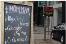 Sốt thực đơn có món “Ngọc Trinh” ở nhà hàng VN