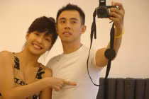 Xôn xao ảnh boxing girl Khả Ngân thân mật bên thầy giáo