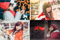 Gái xinh Hà thành rạng rỡ khoe ảnh đón Noel sớm