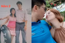 Loạt ảnh gói gọn 15 năm thanh xuân bên nhau của cặp vợ chồng