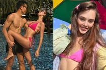 Cận cảnh đôi chân dài mẫu Tây Dianka khiến Bùi Tiến Dũng mê mẩn