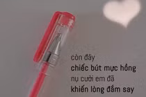 Mượn bút tỏ tình, cao thủ “thả thính” không đẹp trai nhưng ai cũng đổ rầm