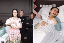 Vợ Duy Mạnh hóa thành tổng tài bá đạo thăm chị gái mới sinh