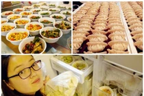 Bái phục anh lính làm đồ ăn đủ một năm cho vợ