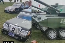 Độc lạ lễ tảo mộ của xứ Trung: đốt cả xe tăng, máy bay