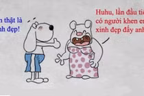 Bộ tranh ảo tưởng của con gái khi yêu