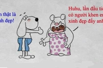 Bộ tranh ảo tưởng của con gái khi yêu