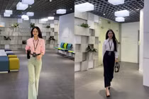 Danh tính cô gái lương 5 triệu nhưng đi làm mặc như fashionista