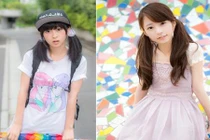 Nữ sinh Nhật chuộng mốt buộc tóc hai bên