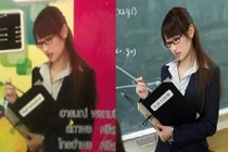 Hình sao khiêu dâm Nhật in trên bìa SGK Toán gây sốc