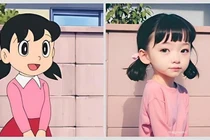 Dan mạng thích thú với nhân vật hoạt hình Doraemon phiên bản AI 