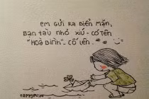 Siêu dễ thương bộ tranh chứa thông điệp hòa bình