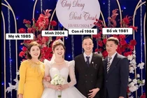 Đám cưới cặp đôi đũa lệch, chàng rể nhiều tuổi hơn cả mẹ vợ