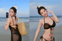 Tammy Phạm diện bikini nhỏ xíu, khoe body ai cũng đắm say