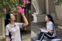 Đu trend “thanh xuân vườn trường”, Lê Bống được khen đẹp ngọt ngào 