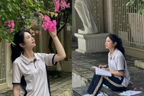 Đu trend “thanh xuân vườn trường”, Lê Bống được khen đẹp ngọt ngào 