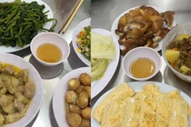 Những bữa cơm đi học quân sự khiến sinh viên cực “lụy“