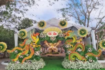 Cổng cưới miền Tây: Nguyên liệu vườn nhà nhưng giá hàng trăm triệu