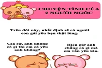 Quá dễ thương chuyện tình của hai người ngốc