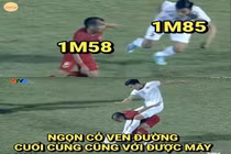 Ảnh chế bóng đá: Văn Hậu "nuốt chửng" cầu thủ Indonesia 