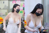 Sự thật hình ảnh hot girl mặc phóng khoáng bán mì ở Hải Phòng