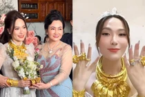 Cô dâu Cần Thơ được mẹ chồng tặng 20 cây vàng