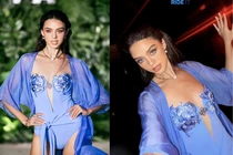 Vợ Tây thủ môn Bùi Tiến Dũng khoe body “cực mướt” sau sinh con