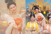 Đỉnh cao livestream Trung Quốc, Hằng Nga xinh như mộng cũng bán hàng