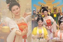 Đỉnh cao livestream Trung Quốc, Hằng Nga xinh như mộng cũng bán hàng