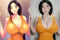 Gái xinh khoe vòng 1 khủng khi cosplay nhân vật trong truyện tranh 18+