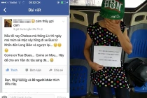 Fan bóng đá mặc váy đi xe buýt gây xôn xao mạng Việt