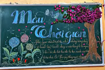 Thể hiện trên chất liệu mới, báo tường mừng ngày 20/11 gây sốt mạng