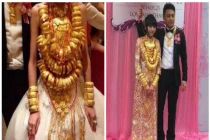 Xuất hiện thêm “cô dâu vàng” trong đám cưới khủng ở TQ