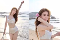 Hot girl trường y thường bị nhầm lai Tây diện bikini nóng bỏng