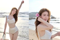 Hot girl trường y thường bị nhầm lai Tây diện bikini nóng bỏng