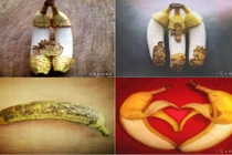 Dân mạng lác mắt với bản điêu khắc từ vỏ chuối