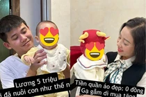 Vợ chồng lương 5 triệu chia sẻ cách nuôi con đầy đủ sữa ngoại